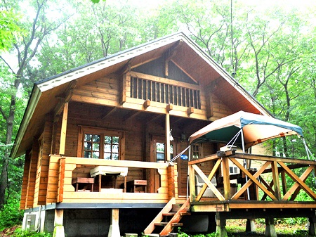 那須の貸切宿／茶臼の森のコテージ